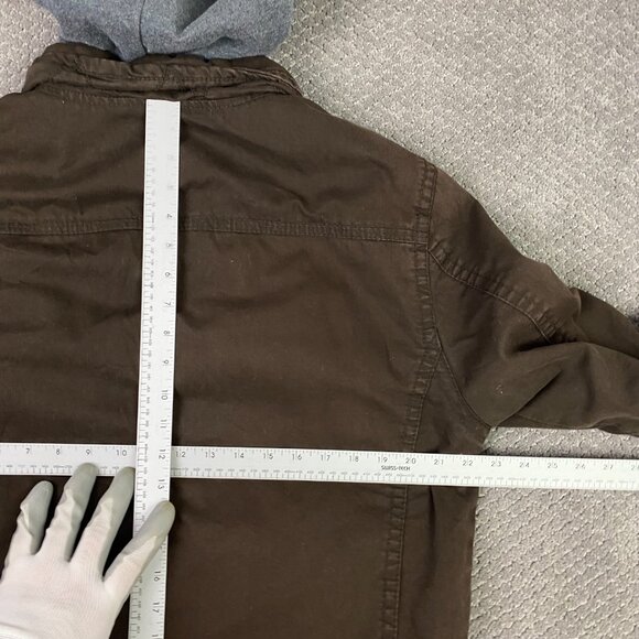 Vintage American Eagle Military Field Jacket Men's Large Fits like Medium Hooded - Picture 9 of 14